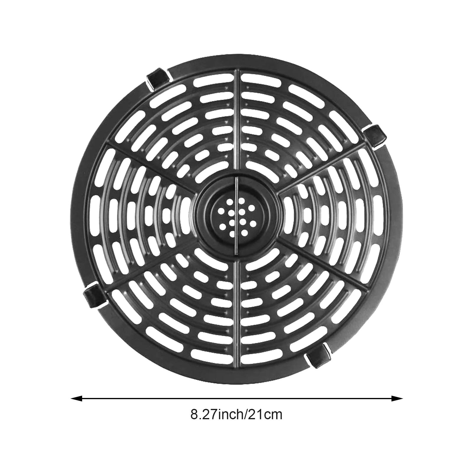 

Air Fryer Replacement Grill Holder Portable No-Stick Air Fryer Crisper Tray Durable Electric Deep Fryer Part Air Fryer Grill Pan