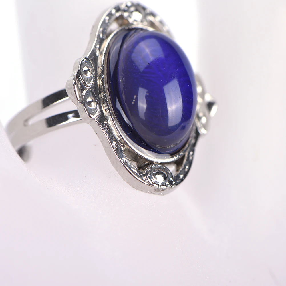 Регулируемое кольцо для настроения меняет цвет при ношении в соответствии с