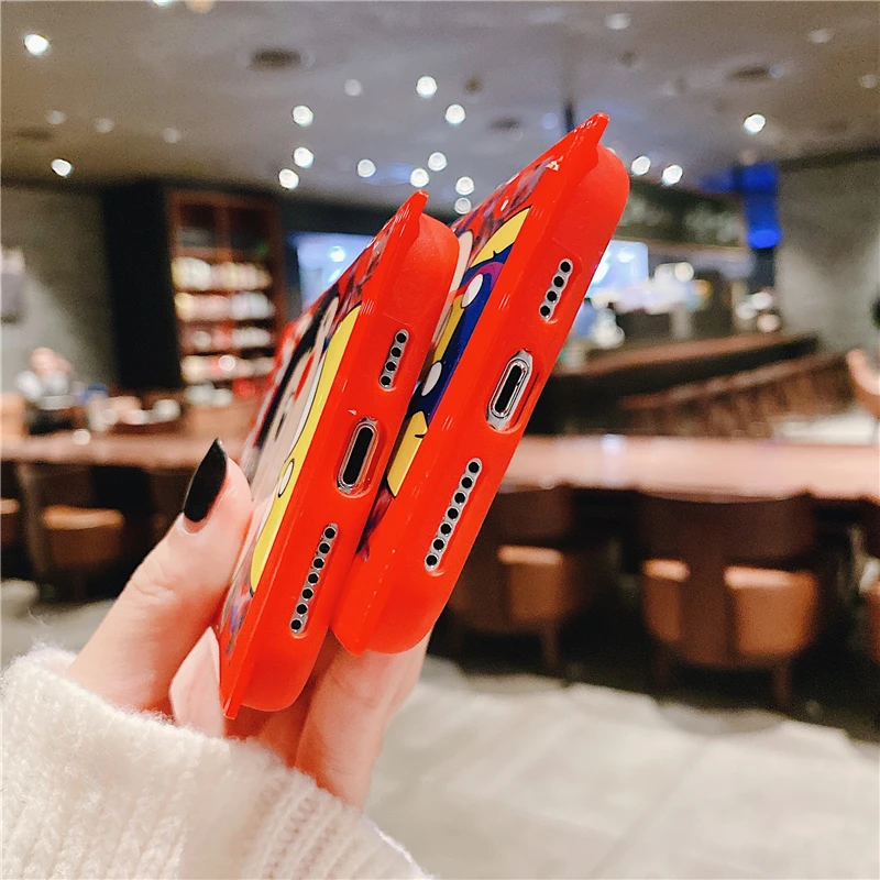 Милый чехол для телефона из ТПУ с рисунком девочки/мальчика молочных конфет iphone 11