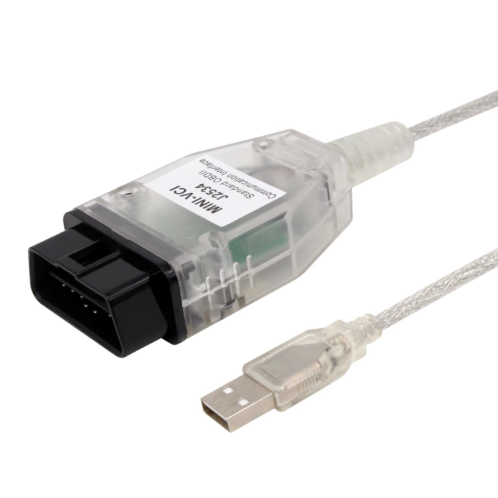 Мини VCI J2534 автомобильный диагностический кабель V15.00.028 версия FT232RQ Чип поддержка