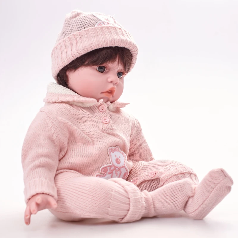 22 дюймовые куклы для новорожденных силиконовые детей детские партнеры игрушки