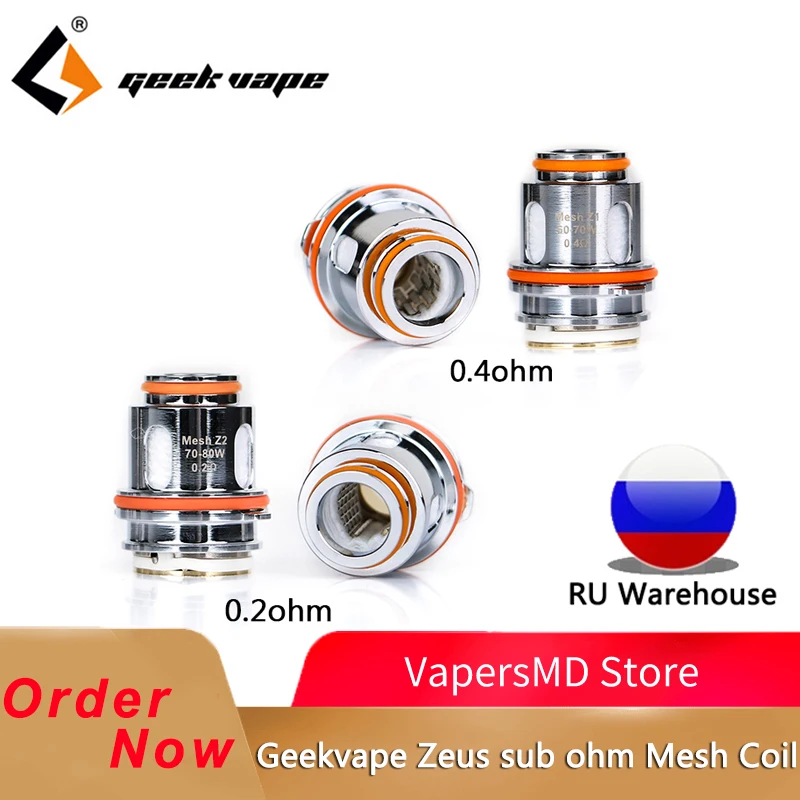 Новые 5 шт/упаковка шт./упак. таб Z1 Z2 сетки катушки с 0.4ohm/0.2ohm сопротивление для