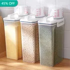 Полипропиленовый Стандартный герметичный контейнер для хранения зерен, Кухонный Контейнер для сортировки риса, контейнер, бутылки и банки