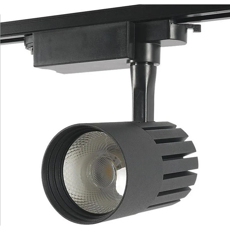 

Fanlive 10 шт. монолитный блок светодиодов 20 Вт 30 Вт Трековый светильник алюминиевый потолочный рельсовый светильник направляющая для точечных ...