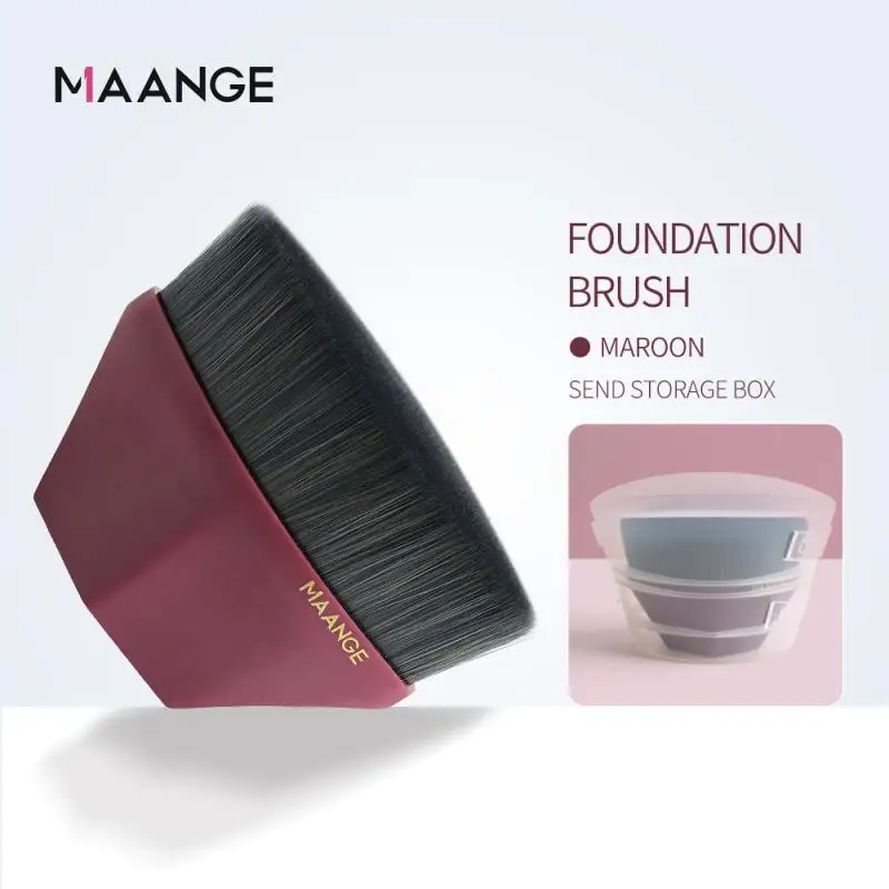 Хит продаж бесшовная кисть для основы под макияж румян мягкая щетина