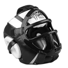 GINGPAI высококачественный боксерский шлем из искусственной кожи для взрослых и детей профессиональный шлем для смешанных боевых искусств Муай Тай тхэквондо головной убор