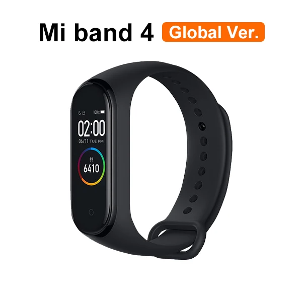 mi band4 Xiaomi Mi Band 4, умный браслет, miband 4, браслет, пульсометр, фитнес, 135 мА/ч, цветной экран, Bluetooth 5,0, xiaomi mi band - Цвет: mi band4