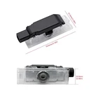 Проектор-эмблема Призрачная тень, 2 шт., подсветка двери автомобиля с логотипом светодиодный, для Dodge Challenger Scat, Demon Charger, Hellcat Super Bee