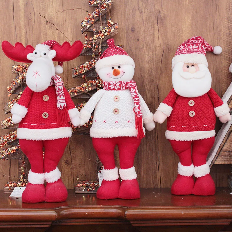 

Европейский милый Санта-Клаус, кукла, игрушка, подвесное украшение для дома, Рождественское украшение, рождественский подарок для ребенка