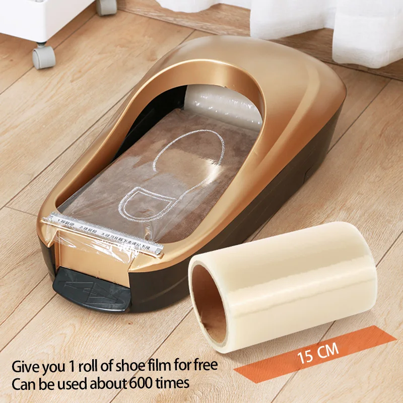 M&aacute;quina de cubierta de zapatos para el hogar, molde autom&aacute;tico para zapatos, desechable, inteligente, para interior, promoci&oacute;n de liquidaci&oacute;n-5