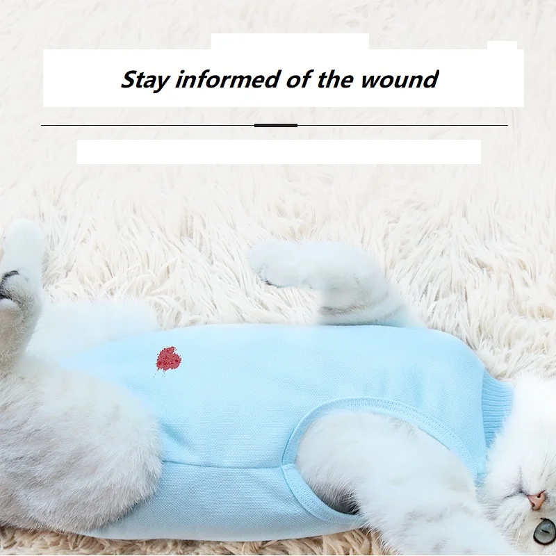 Костюм для восстановления кошек и собак противоскользящая одежда стерилизации