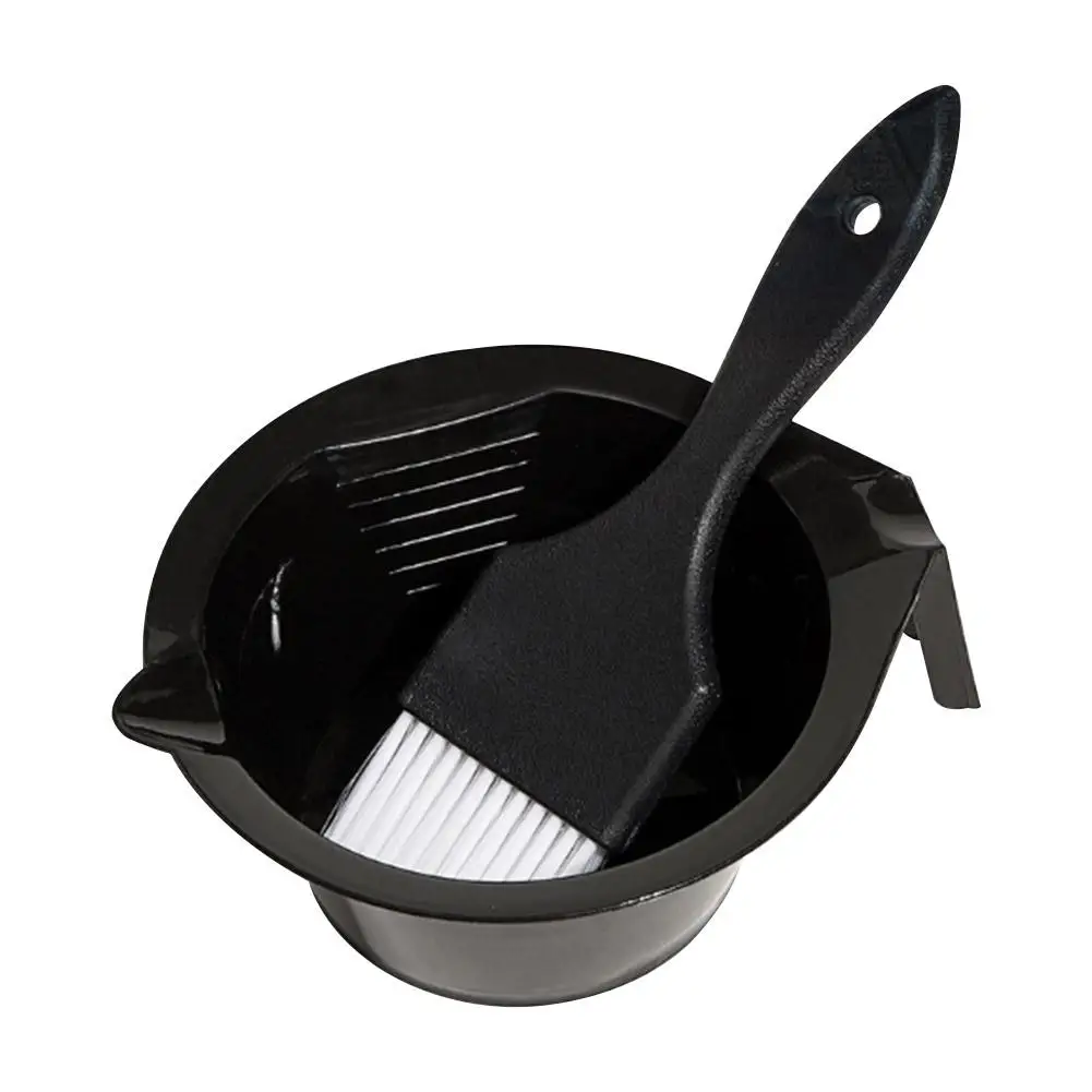 

Hair Dyeing Tools Set Reusable Coloring Brush Hair Dye Bowl Set 2-piece Hair Dyeing Tool Set Nylon Material
