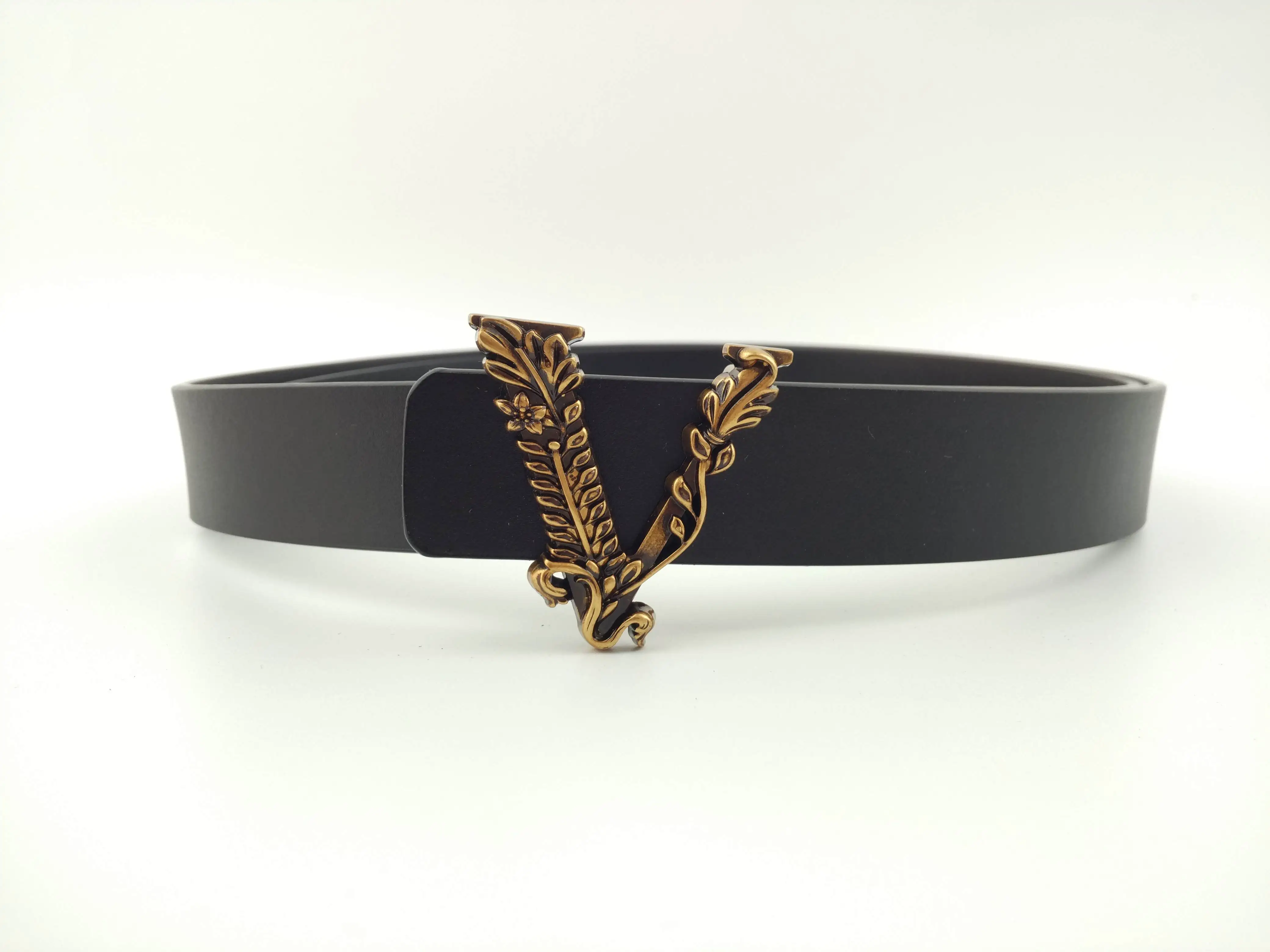 

Chaoshuai men's and women's belt Hardware belt buckle a wholesale pants belt business belt Jeans Belt 38mm