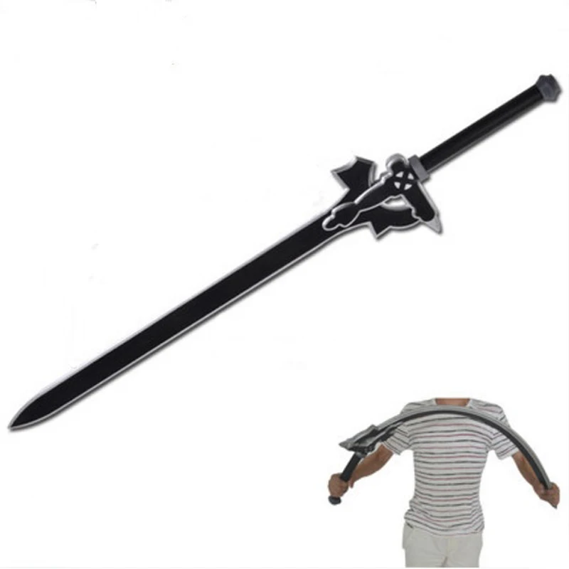 Sword art online SAO Kirito Kazuto Elucidator/Dark Repulser/черный меч Косплей Аниме из ПУ меч|Реквизит для