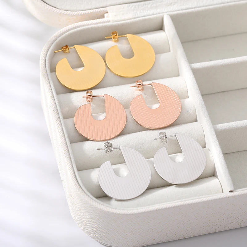 Серьги в стиле панк женские/девушки Модные Винтажные геометрические серьги с