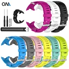 Ремешок для смарт-браслета, сменный силиконовый ремешок для SUUNTO D4 D4i NOVO, часы для дайвинга с отверткой, ремешок для инструментов