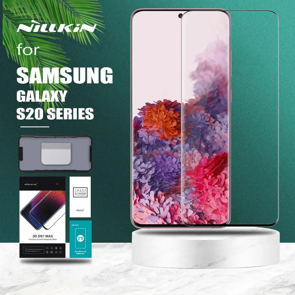 

Защитное стекло 3D DS + Max для Samsung Galaxy S20 Plus, закаленное стекло с полным покрытием, защита экрана для Samsung Galaxy S20, ультрастекло с полным покрытием,...