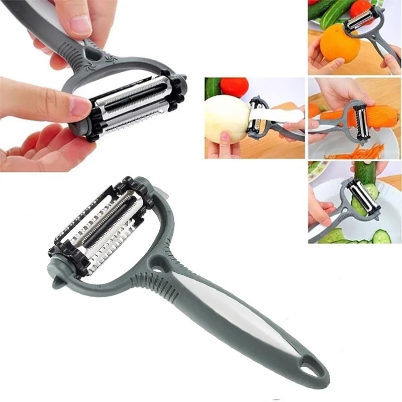 

3 In 1Vegetables Peeler Stainless Steel Knife Cabbage Graters Salad Potato Slicer Carrot Peeler Kitchen Accessories Kitchen Tool