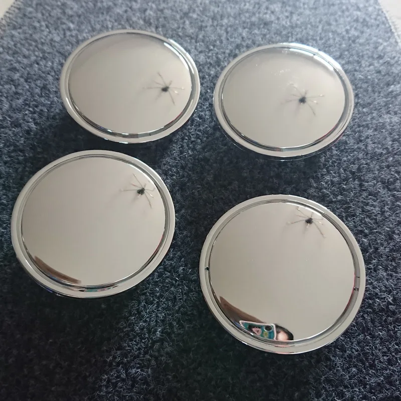 4 шт. Универсальный 65 мм хром автомобиль колесная Центральная Кепки s обод для