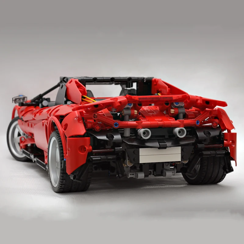 Новая красная версия MOC 6331 McLarens 675 LT Spider спортивный автомобиль набор подходит Technic