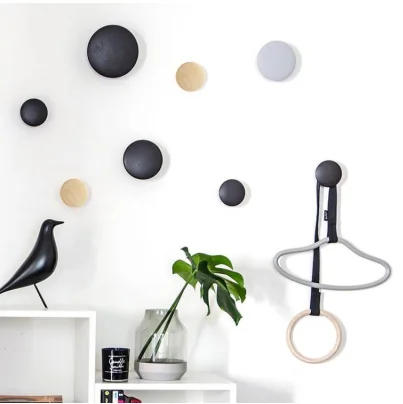 

Creative Design Round Color Coat Hook Hanging Coat Rack Entrance Hall Living Room Storage Key Umbrella Storage Home Decoration