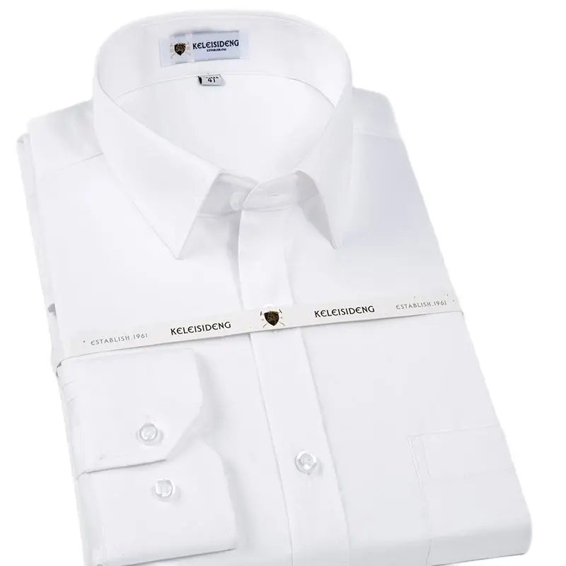 Высокое качество 100% Мерсеризованный хлопок квадратный воротник сплошной s ~ 5xl