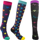 Компрессионные носки с защитой от усталости, подходят для спорта, для женщин и мужчин, обезболивающие чулки до колена, 15-20 мм рт. Ст., градиентные