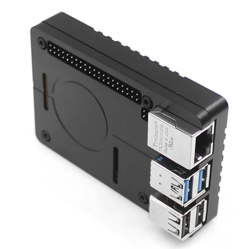 For Raspberry Pi 4B Aluminum Alloy Heat Dissipation Shell CNC Metal Protective Box | Электроника