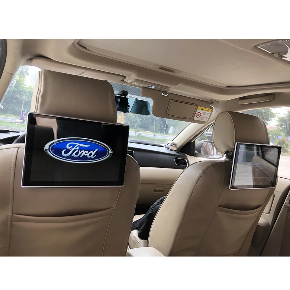 

Car seat monitor for ford edge fusion smax mkx explorer mondeo escape kuga headrest monitors 11.8 inch dvd tv video players