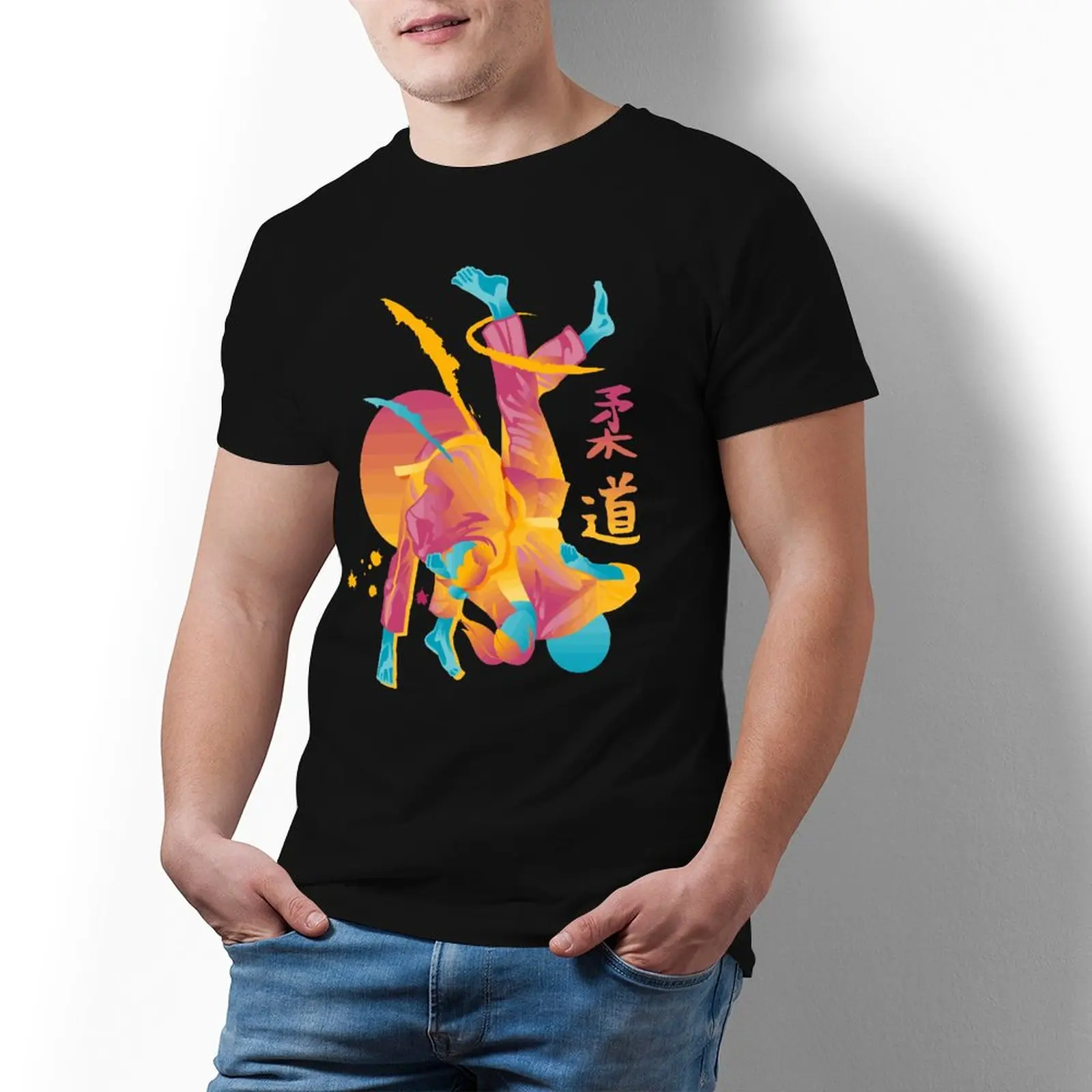 

Футболка мужская оверсайз из натурального хлопка, с коротким рукавом