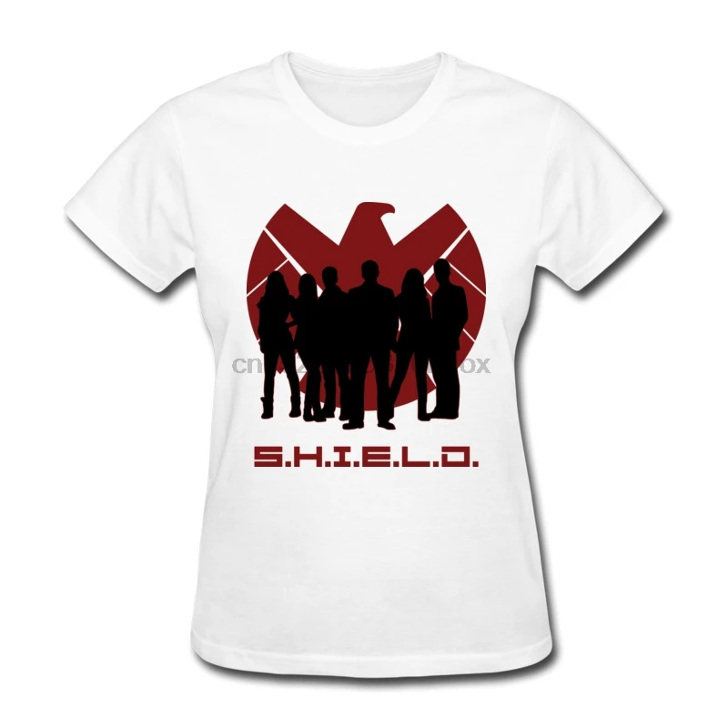 США S.H.I.E.L.D тени щит футболка для женщин футболки Уникальные кофты летние агент