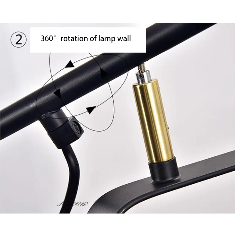 Постмодернистский настенный светильник промышленный бра для гостиной спальни