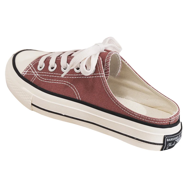 Женская парусиновая обувь без каблука Сезон лето Новинка 2019|Обувь каблука| |