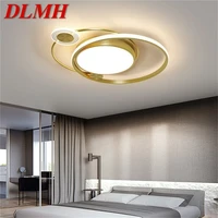 dlmh nordic ceiling light modern creative gold lamp fixtures led home for living dining room