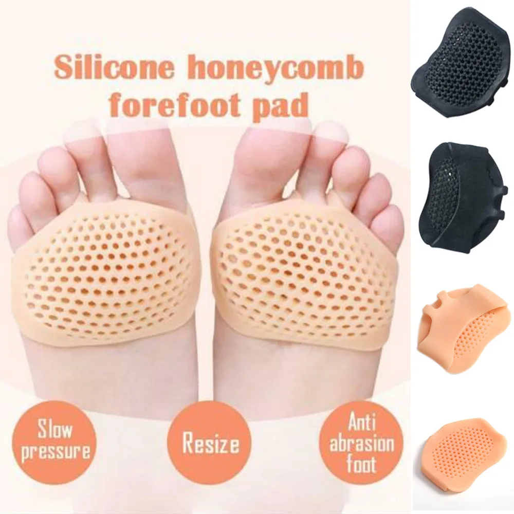 

Silicone Hollow Design Forefoot Pad Reusable Cozy Foot Pain Relief Pads FS99