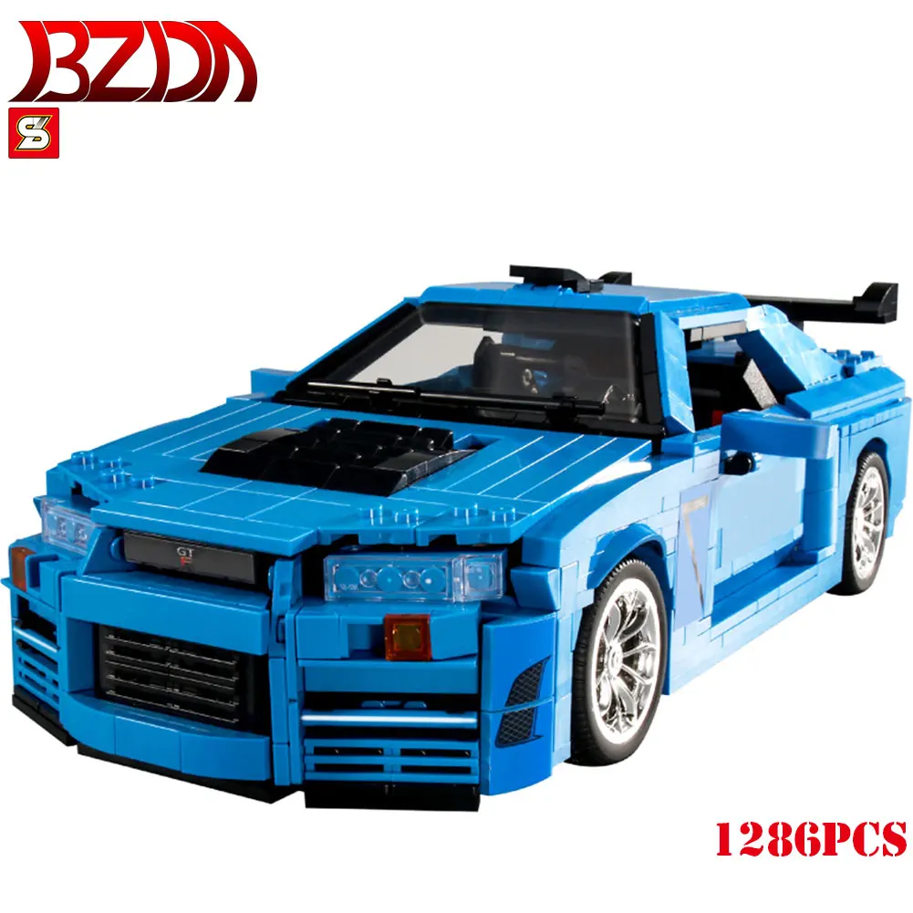 BZDA 2021 техника Комплекты автомобилей модель строительные блоки комплекты