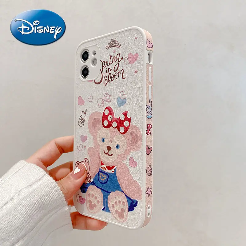 

Disney Duffy bear original phone case for iPhone 7/8P/X/XR/XS/XSMAX/11/12Pro/12min Phone/Girl Case Cover