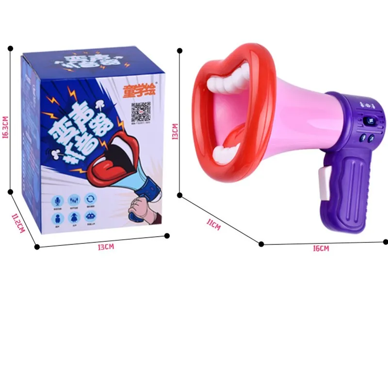 Забавная игрушка мегафон с голосовым преобразователем Веселая Детская