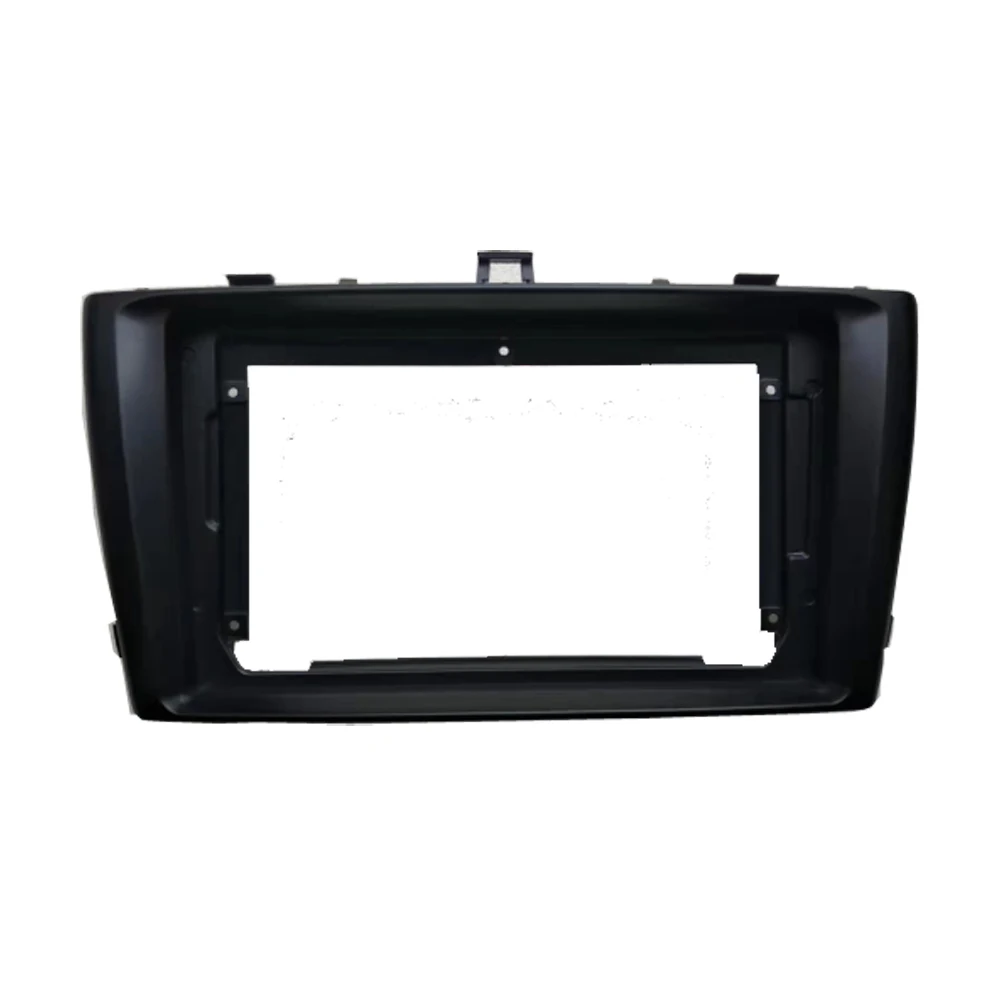 HANGXIAN 2 Din Автомобильная Радио Рамка для Toyota Avensis 2009- автомобильная DVD панель GPS Dash комплект установка рамка отделка рамка - Название цвета: Black