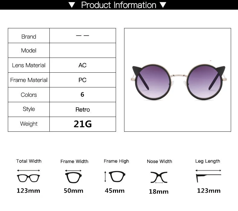

New Cartoon Metal Kids Sunglasses Cute Brand Designer Children Sunglass Vintage Retro Round Boys Girls Baby Sun Glasses UV400