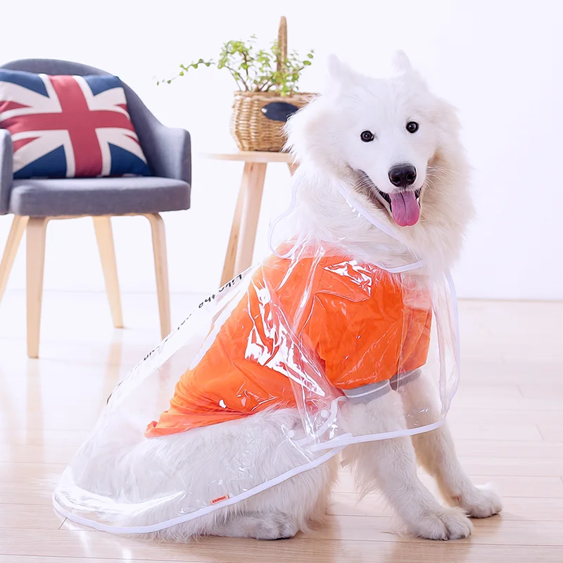 Дождевик для собак Hoopet Воздухопроницаемый Водонепроницаемый дождевик с
