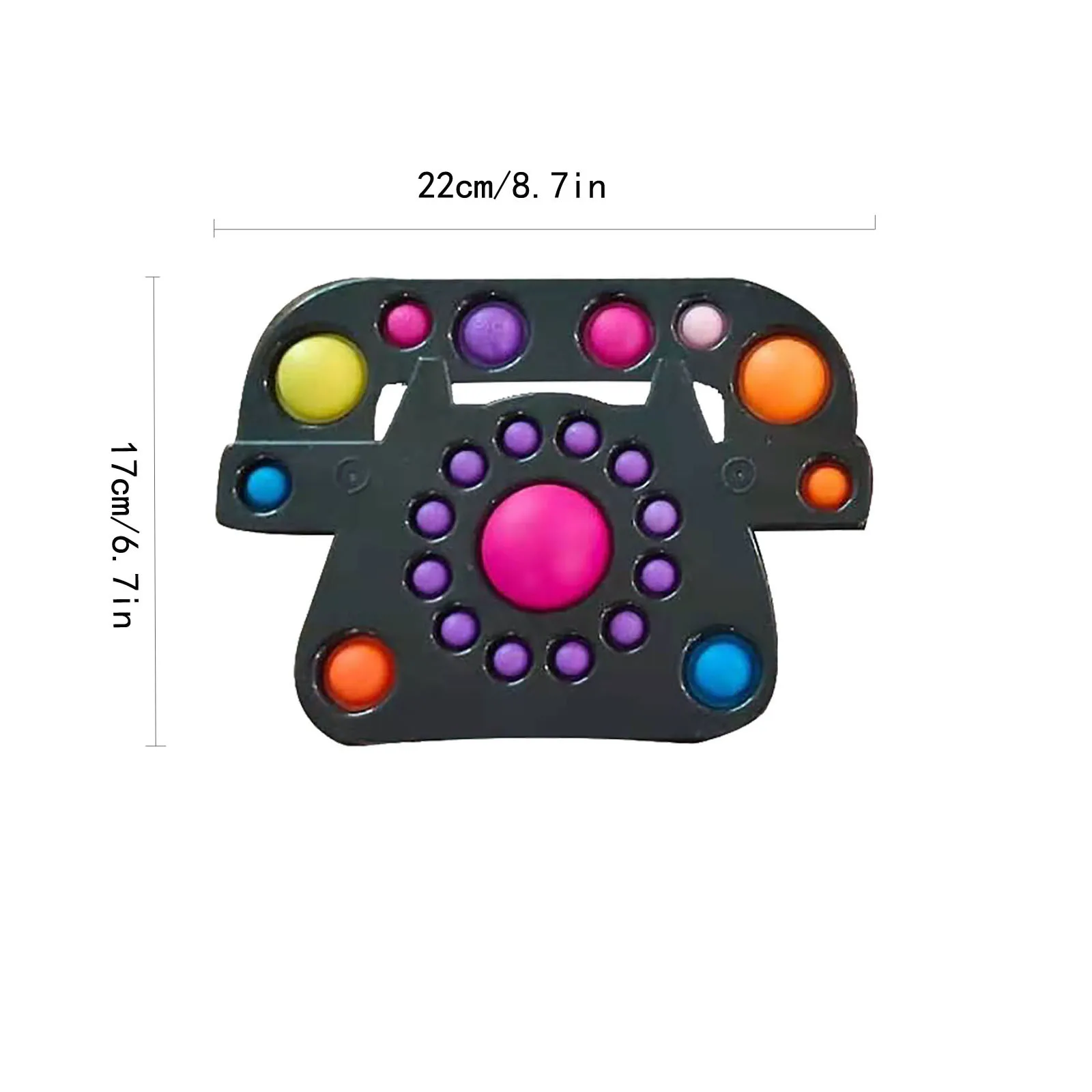 

Rainbow Push Bubble Fidget Sensory Toy for Autisim Special Needs Anti-stress Game Stress Relief Squishy Fidget Toys for Kids