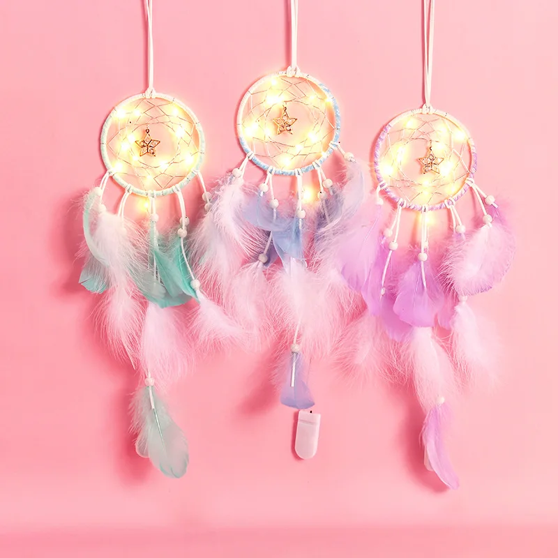 Свадебный дом Настенный декор в индийском стиле Ловец снов перо колокольчик