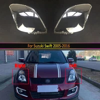 car headlamp lens for suzuki swift 20052016 headlight cover car replacement auto shell
