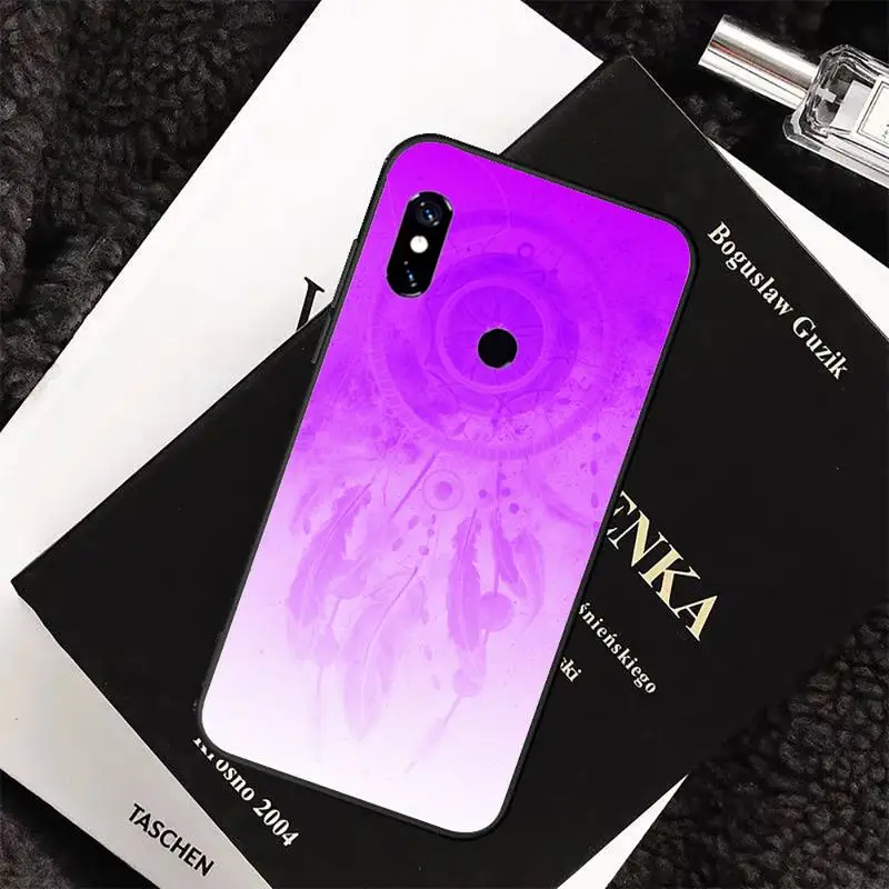 

Dream Catcher Good Luck Feather Phone Case For Xiaomi Redmi 7 8 9t a3Pro 9se k20 mi8 max3 lite 9 note 9s 10 pro