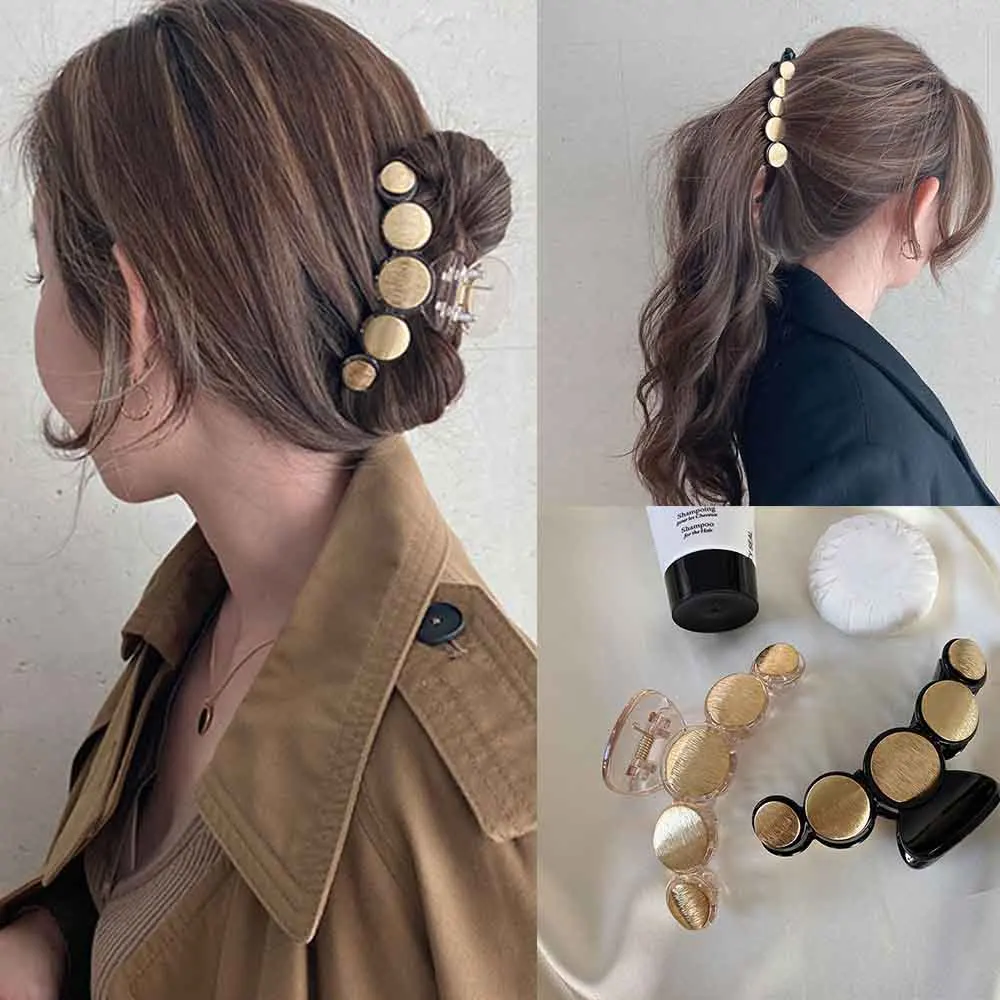 

Haimeikang Big Pearls Hair Claws Large Size Hair Accessories For Women Korean Barrette 2021 New Crab Hair Claws Girl Headwear
