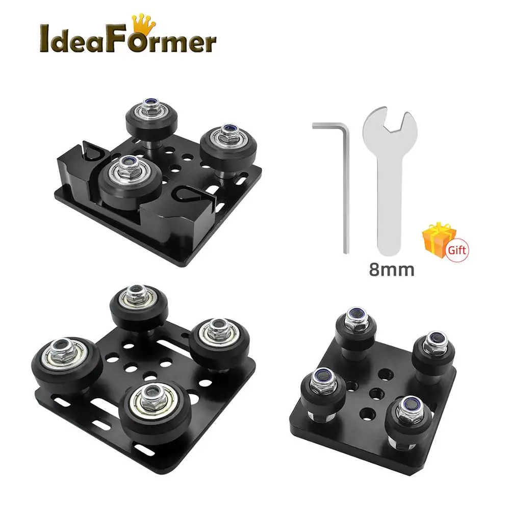 3d printer parts Slider plate kit 2020/2040 Openbuilds v slot + Extruder Back Support Plate kits for CR10 Ender-3 | Компьютеры и офис