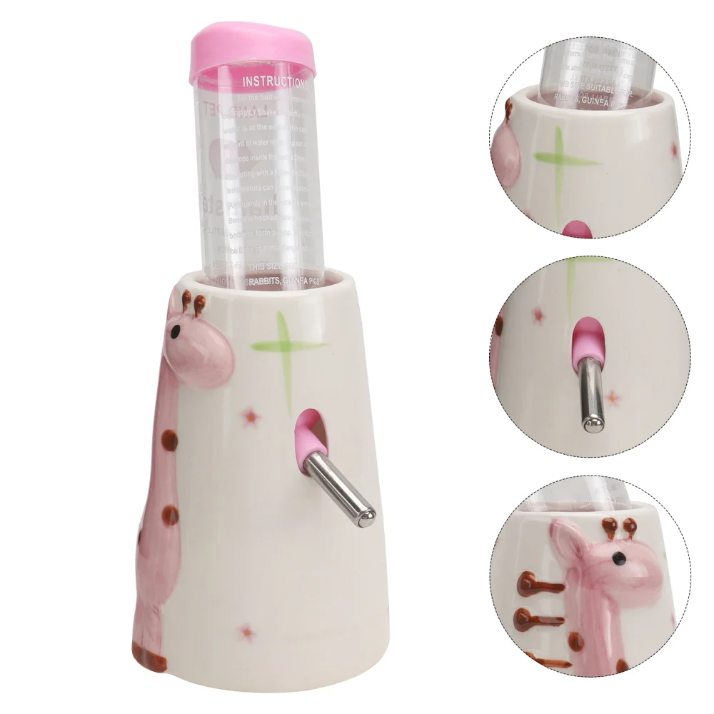 

1 комплект Ёж хомяк контейнер для напитков маленькая бутылка для воды для домашних животных поилка для домашних животных