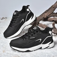 waterproof leather flat sneaker men autumn new classic fashion high quality women 35 size breathable casual run shoe big 47 48