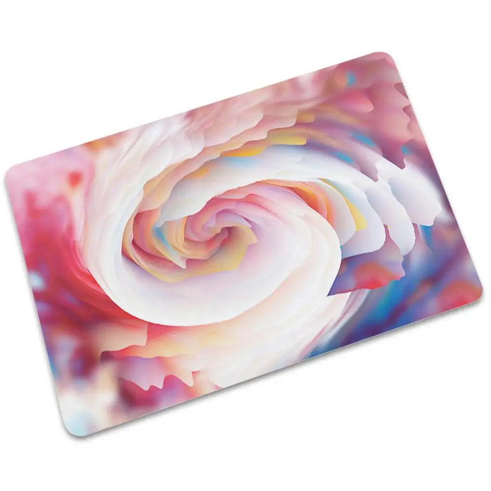 Тонкий резиновый ковер для кухни спальни гостиной прихожей напольный коврик